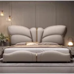 Modern Fancy Design Queen Size Bed
