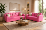লেদারের সোফা Pink