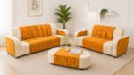 কাপড়ের সোফা Yellow - Image 2